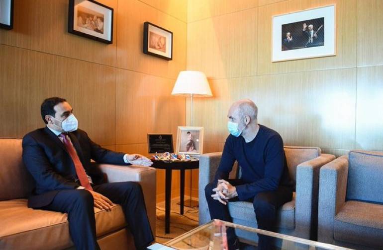 En Buenos Aires: Valdés y Larreta, programan agenda de gestiones y política.