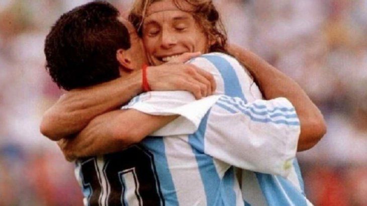 Caniggia celebró los 31 años del gol a Brasil en el Mundial de Italia