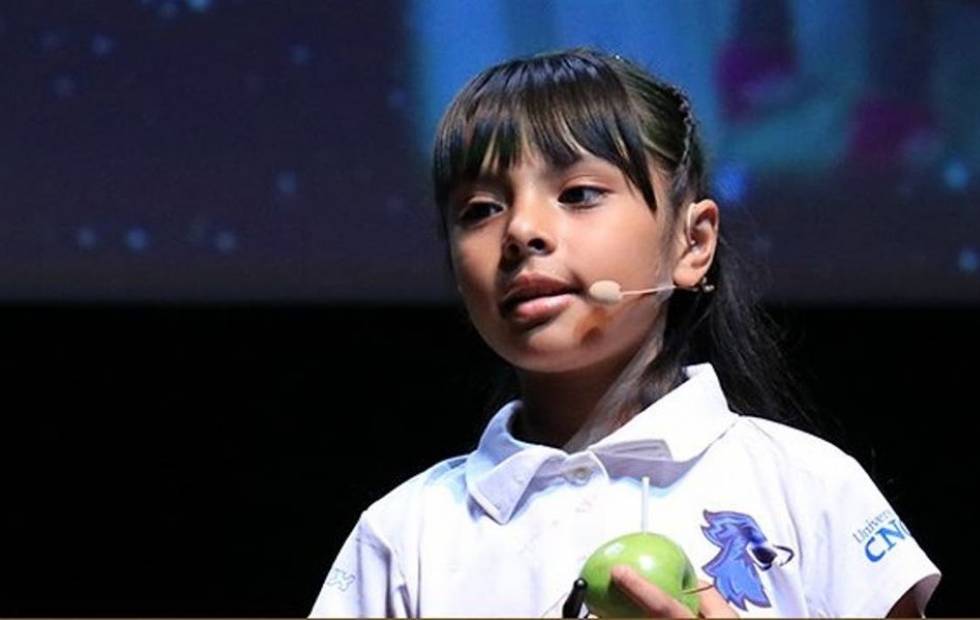 Tiene 9 años, estudia ingeniería industrial y creó una pulsera que cambia de color según las emociones de sus portadores