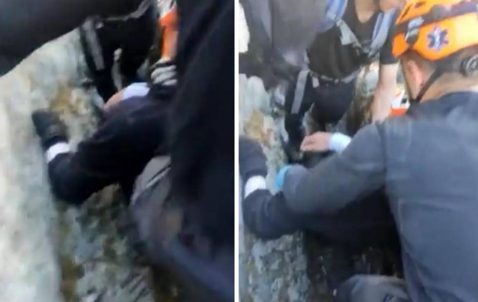 Ushuaia: rescataron a un turista israelí que sobrevivió 24 horas dentro de un glaciar
