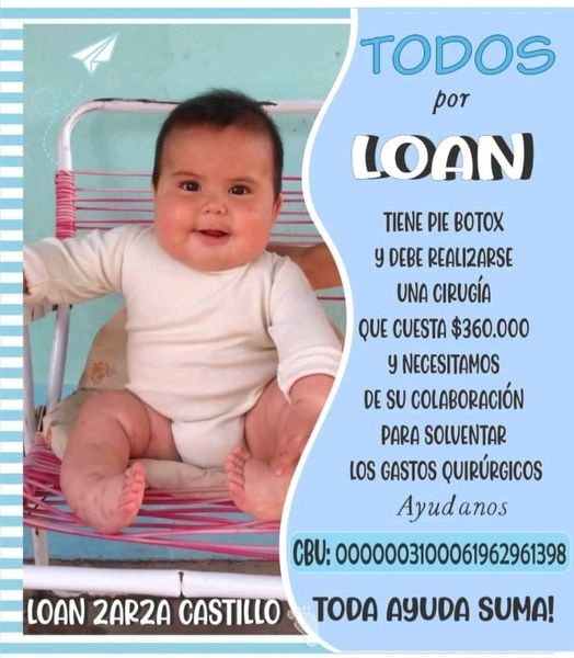 Loan, el pequeño correntino que necesita de la ayuda de todos