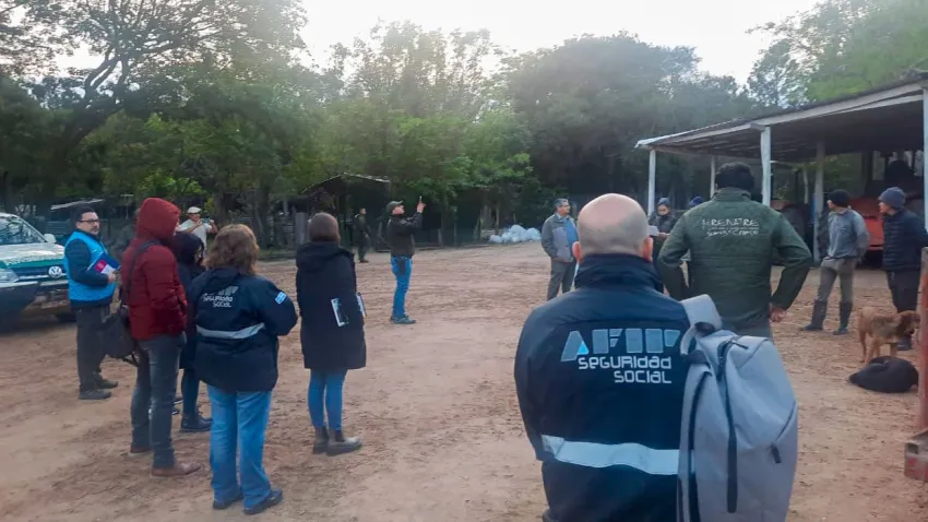 Detectaron 29 trabajadores en irregularidad laboral en Carlos Pellegrini