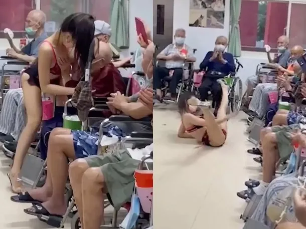 Escándalo: es viral un video con stripper en un asilo para ancianos