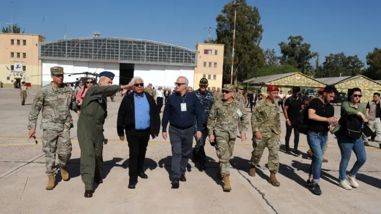 Fuerzas armadas de Argentina y Chile simularon la respuesta a un sismo en Mendoza