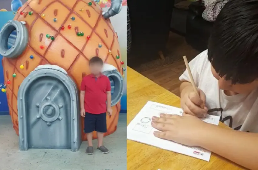 Niño solo habla en inglés, perdió el año escolar y su familia pide ayuda