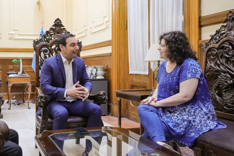 Valdés se reunió con la ministra Vizzotti: vacunación y prevención del dengue fueron los temas de agenda
