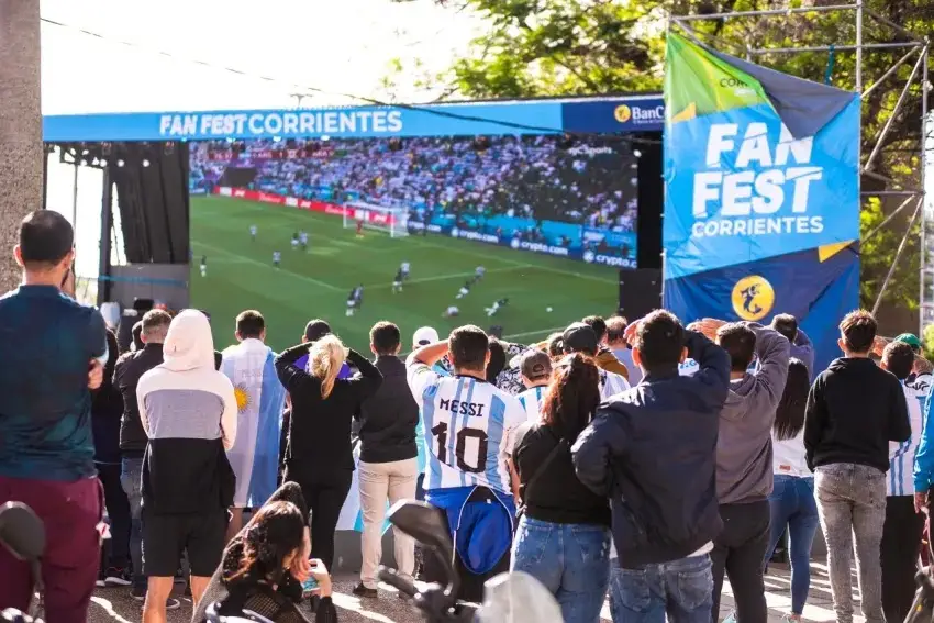 Corrientes: cómo será el operativo de seguridad en el Fan Fest durante la final el domingo