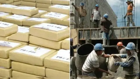 Usan cocaína secuestrada al narcotráfico para construir edificios