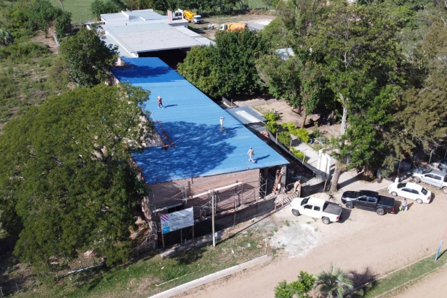 Trabajan en la ampliación de un colegio Yataití Calle