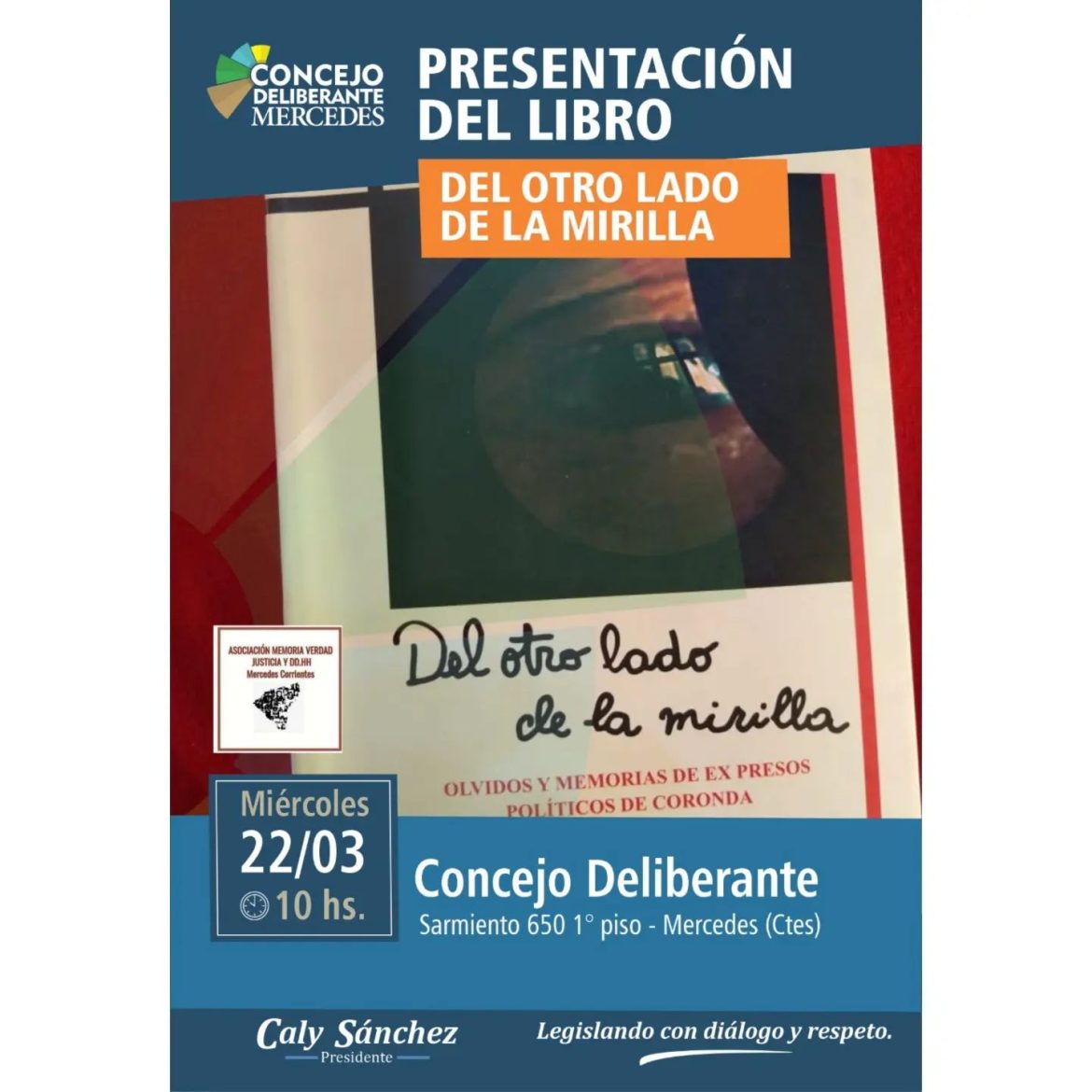Presentación del libro “Del otro lado de la Mirilla”