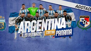 Se agotaron las entradas para el amistoso entre Argentina y Panamá
