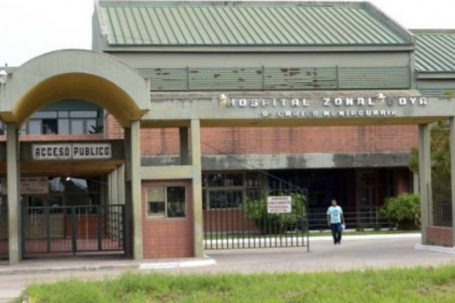 Un joven fue internado tras protagonizar un siniestro vial en el interior de Corrientes