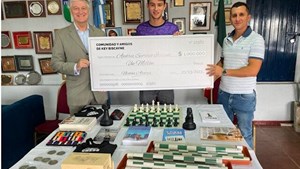 Club Sportivo Italiano inauguró sala de ajedrez gracias a campaña de recaudación de un joven en Miami