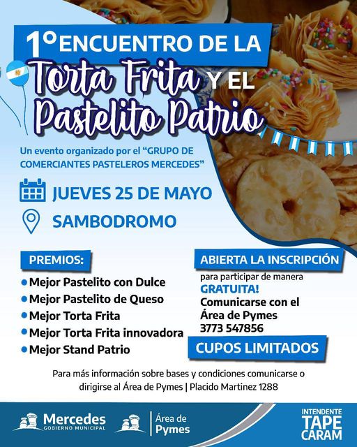 1° encuentro de la torta frita y el pastelito patrio