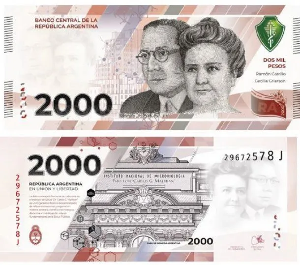 Billetes de $2 mil llegaron a los bancos: cuándo entran en circulación