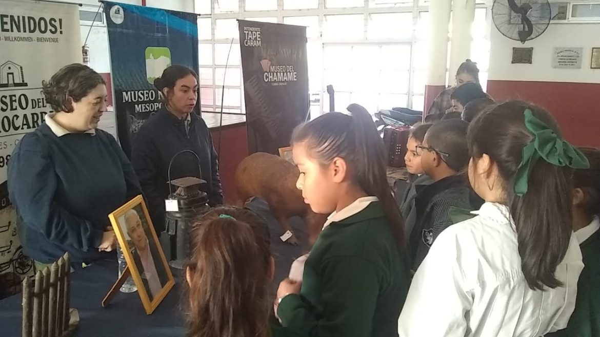 El museo itinerante, llegó a la escuela N°973 Arturo Illia