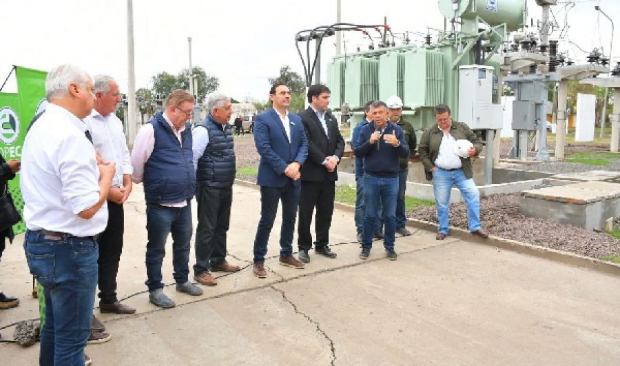 Inauguran Estación Transformadora de 33/13,2 kv única en el país en Sauce