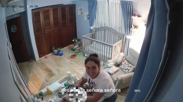 Un nene “vio” el fantasma de su abuela y todo quedó grabado