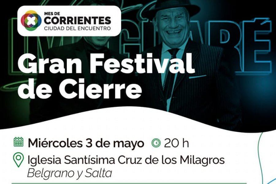 Corrientes: Se suspende el Festival previsto por el Día de la Cruz de los Milagros