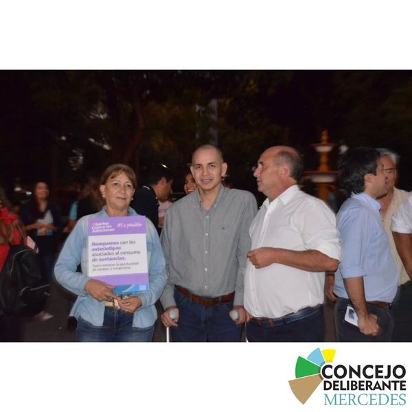 El Presidente del Concejo participó de la Marcha contra el consumo y el tráfico ilícito de droga