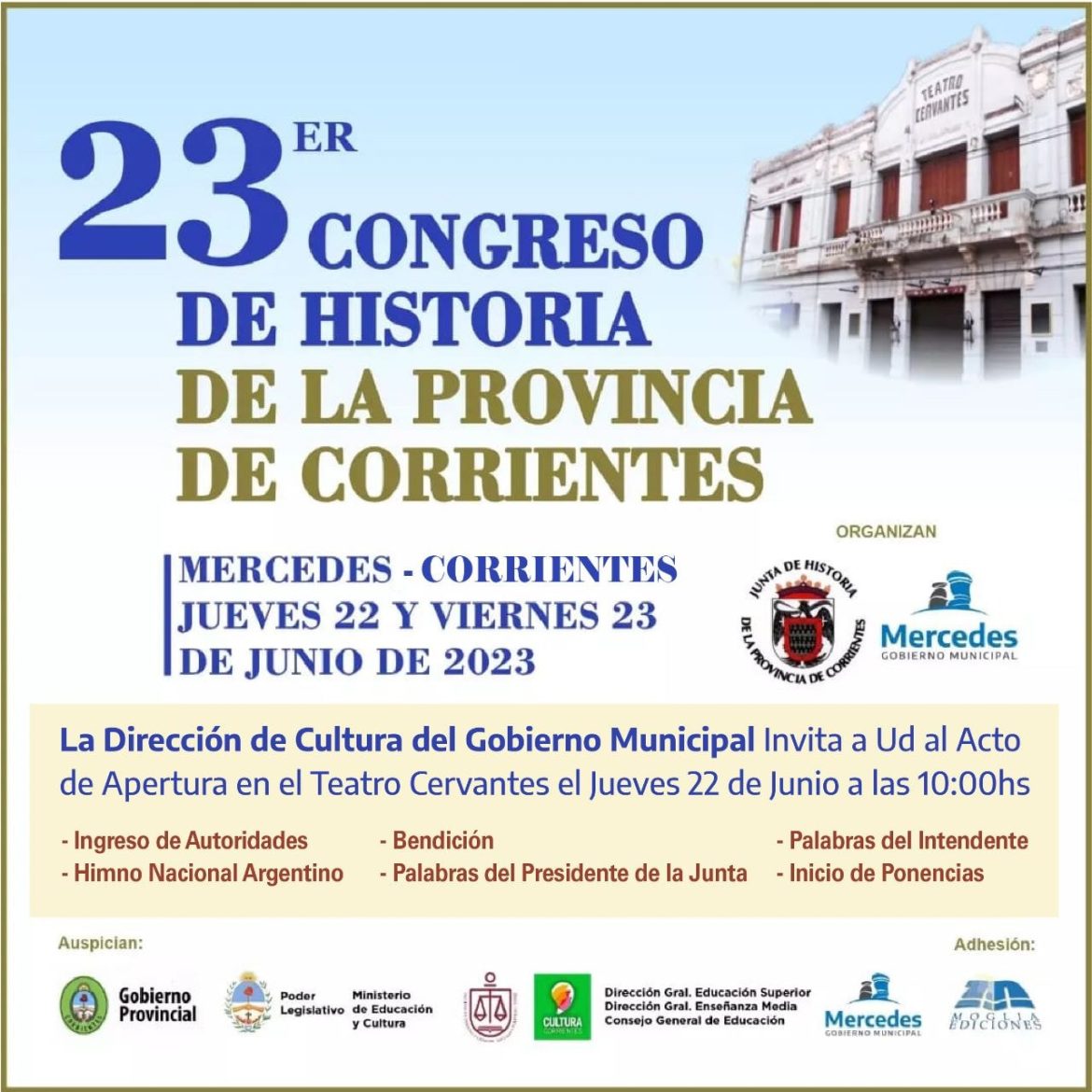 XXIII CONGRESO DE HISTORIA DE LA PROVINCIA DE CORRIENTES