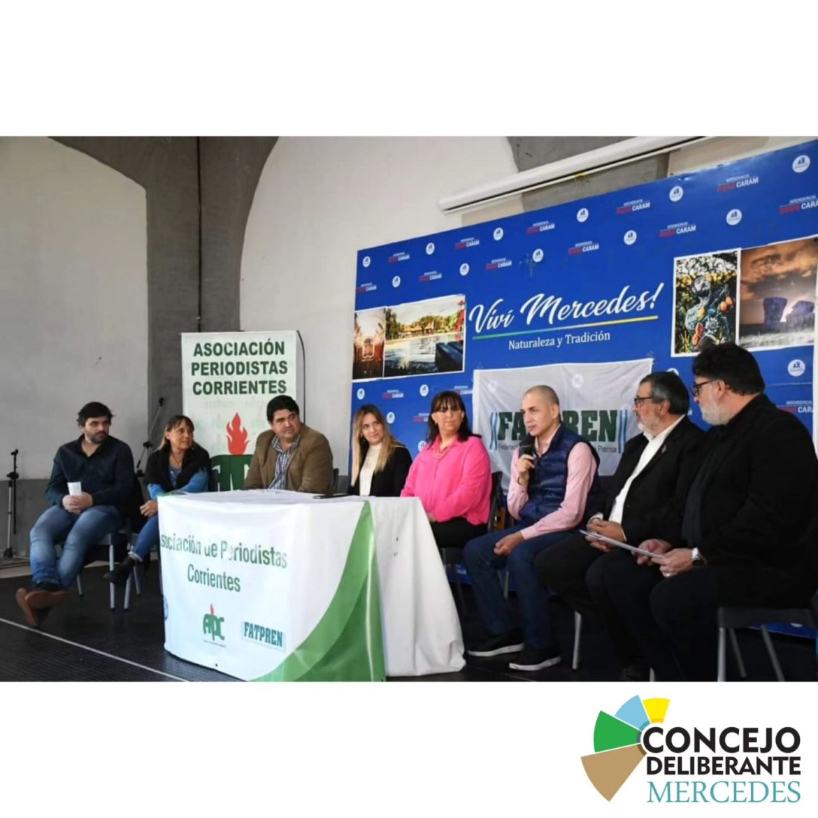 El Presidente del Concejo “Caly” Sánchez, acompañó el 1° Congreso de Periodistas, Trabajadores de Prensa y la Comunicación de la Provincia.