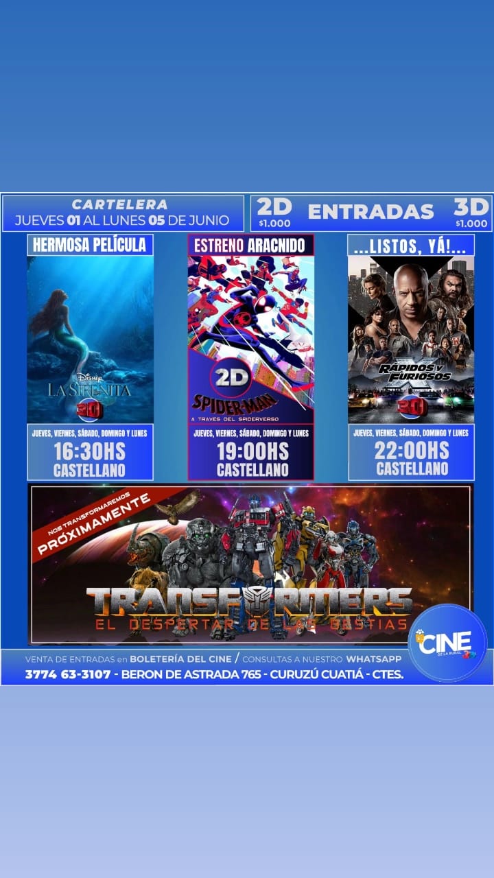 Pegáte una escapada al Cine de la Rural. Salida desde Mercedes : Estrenos de la semana