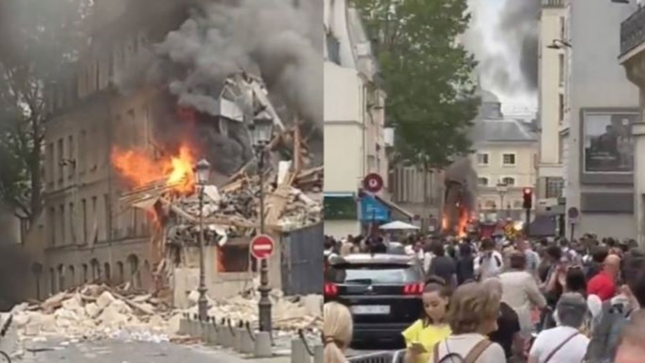 Incendio en París: testigos aseguraron que olieron gas