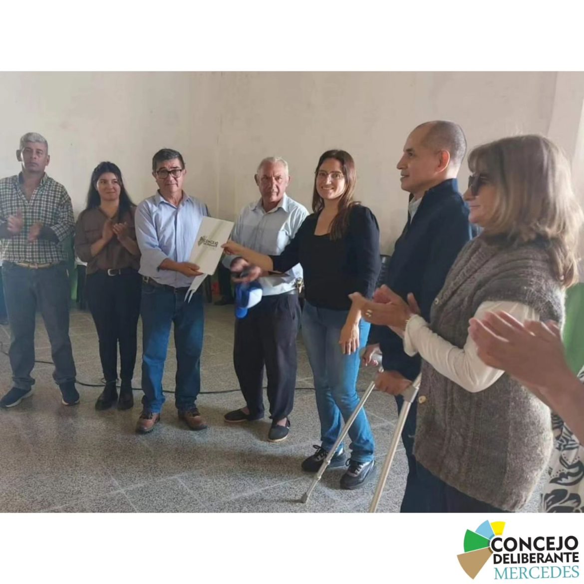 El Presidente del Concejo Roberto “Caly” Sánchez junto a la Vicepresidente Adriana Vidal Domínguez y las Concejales Belen Gómez Jornara e Iris Montenegro participaron de los Festejos por el 90° Aniversario del Club Sportivo Boquerón.