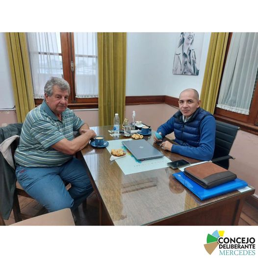 El Presidente del Concejo Deliberante “Caly” Sánchez, se reunió con el Ex Intendente y productor agropecuario Víctor Cemborain.