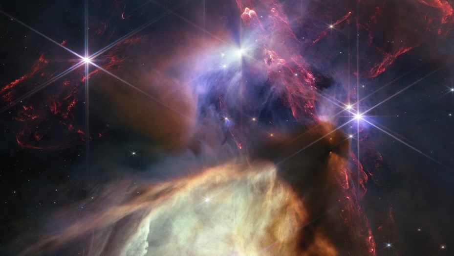 La NASA publicó una imagen del nacimiento de estrellas a 390 años luz
