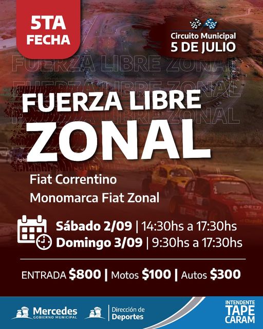 La Fuerza Libre corre su 5ta fecha en Mercedes Corrientes