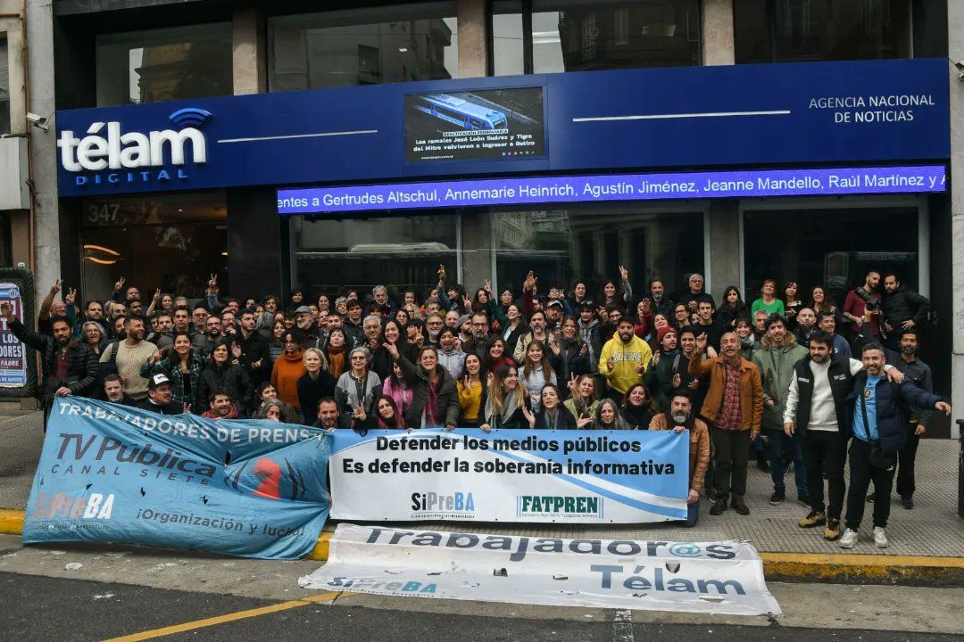 Trabajadores de medios públicos destacaron su rol social esencial ante las amenazas de cierre por parte de la ultraderecha