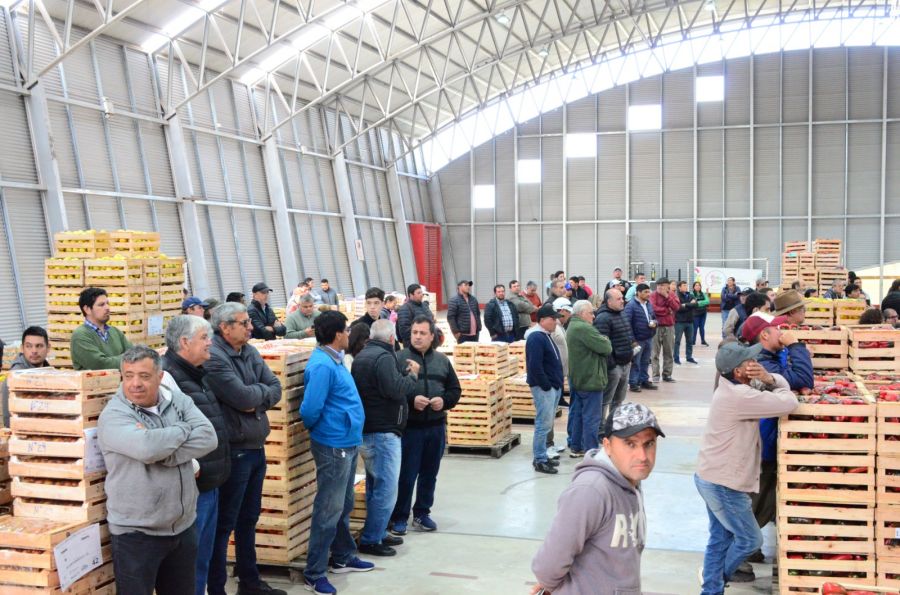 Exitoso remate hortícola en Bella Vista