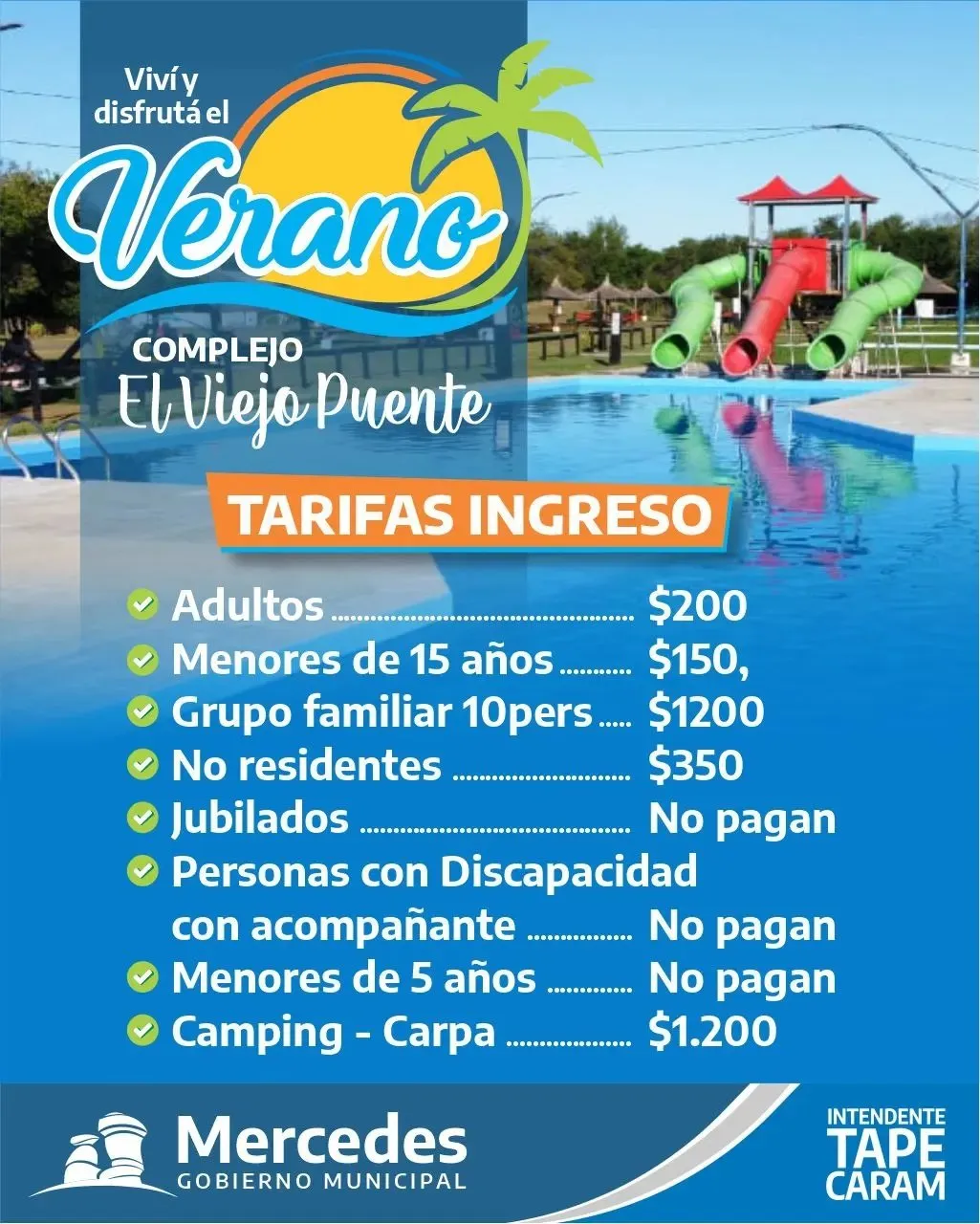 ¡Llega el verano y seguramente te tienta pasar con tu familia en el complejo “Mi viejo Puente”!