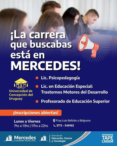 La carrera que buscas está Mercedes