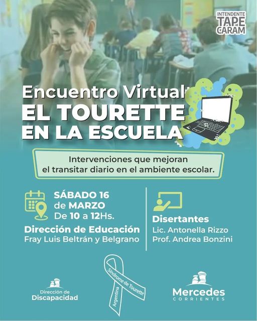El encuentro virtual: El Tourette en la escuela