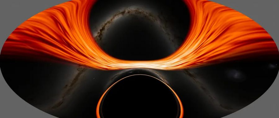 Alucinante visualización muestra interior de agujero negro