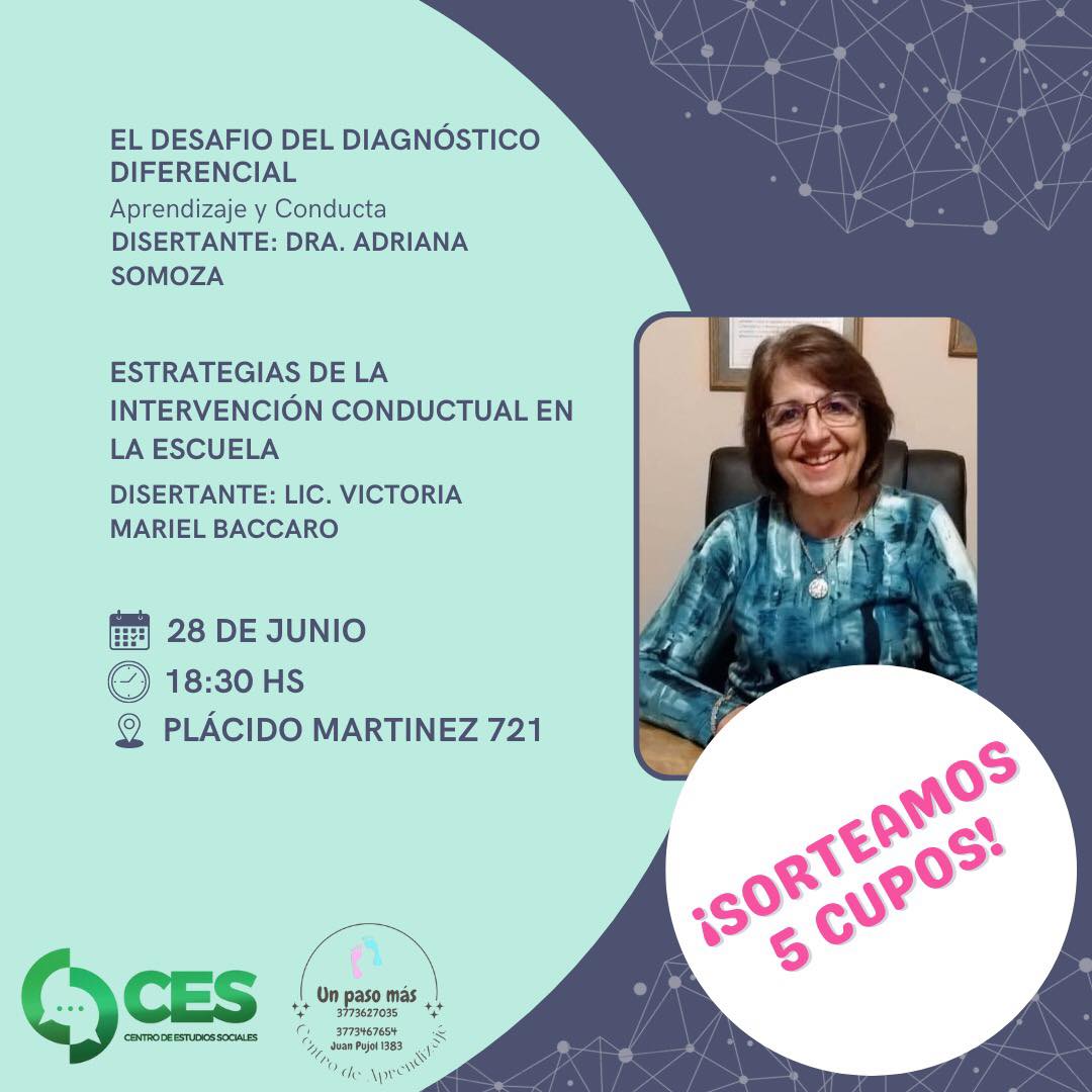 ¡Gana un Cupo para la Próxima Charla sobre Diagnóstico y Conducta en el Centro de Estudios Sociales!