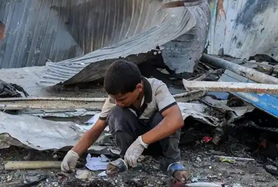 Ataque israelí contra escuela en Gaza
