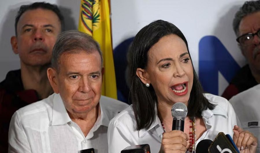 Venezuela: Corina Machado asegura que Urrutia ganó con el 70% de los sufragios